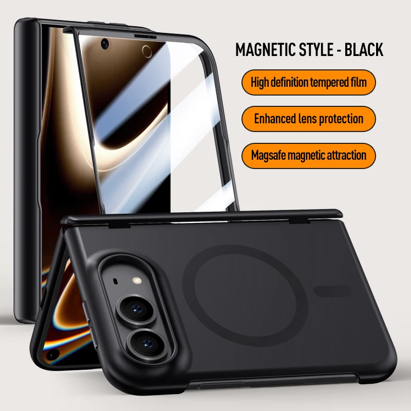 Luxury Skin Sensitive For Magnetic Magsafe Phone Case, For iPhone Duo Case High-Definition privacy Screen Protector Cover