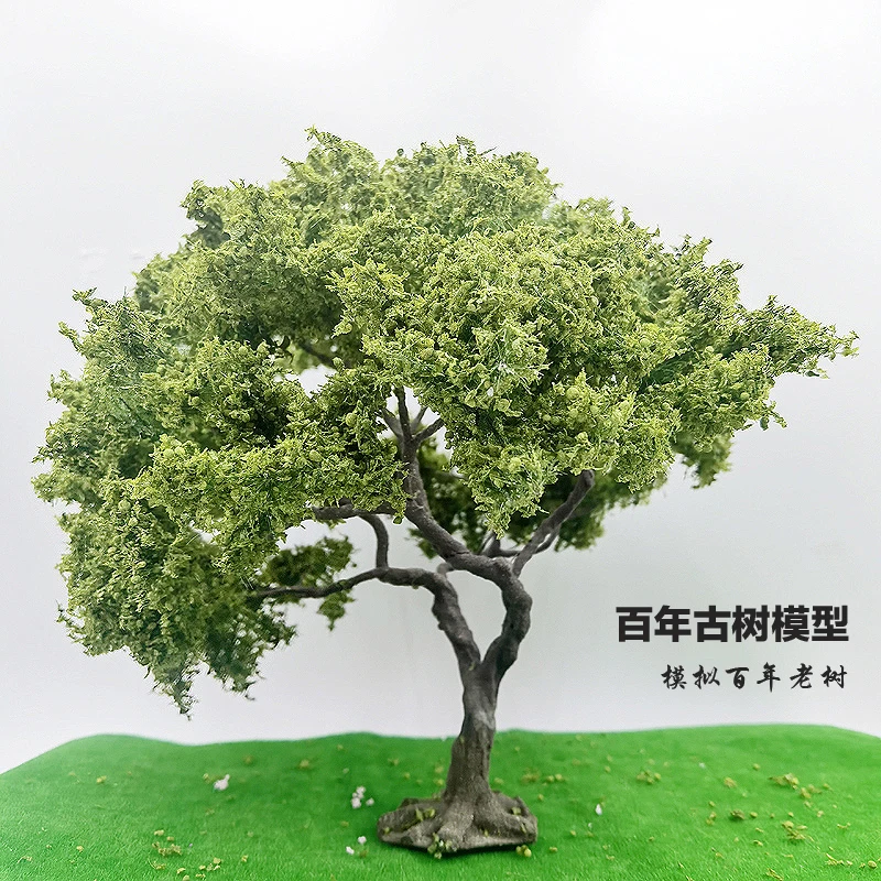12-25CM Fine Model Wire Tree Model Train Railroad Layout Material Miniature Green Tree Landscape Military Sand Table Decoration