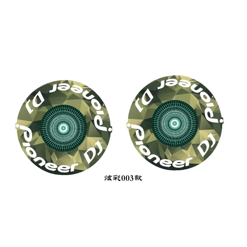 Pioneer CDJ-400 Turntable Custom Skin - Colorful Vinyl Decal Stickers (Not Player Unit)