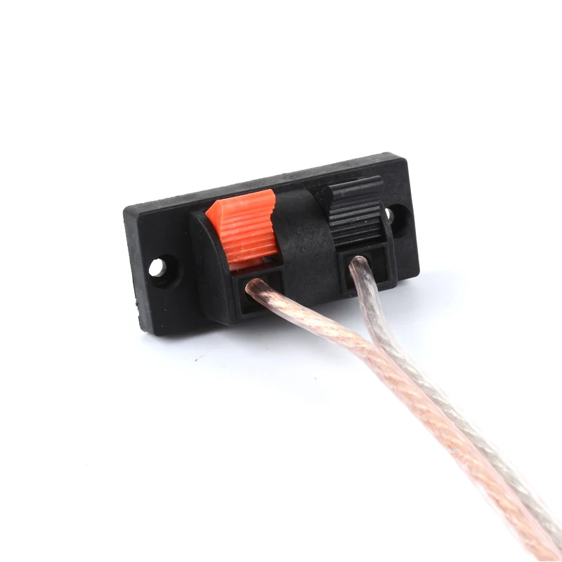 5pcs 2 Positions Connector Terminal Push in Jack Spring Load Audio Speaker Terminals image 3