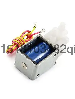 DC 6V 3mm 35g 3-Ports Open Frame Solenoid Electromagnet Gas Valve