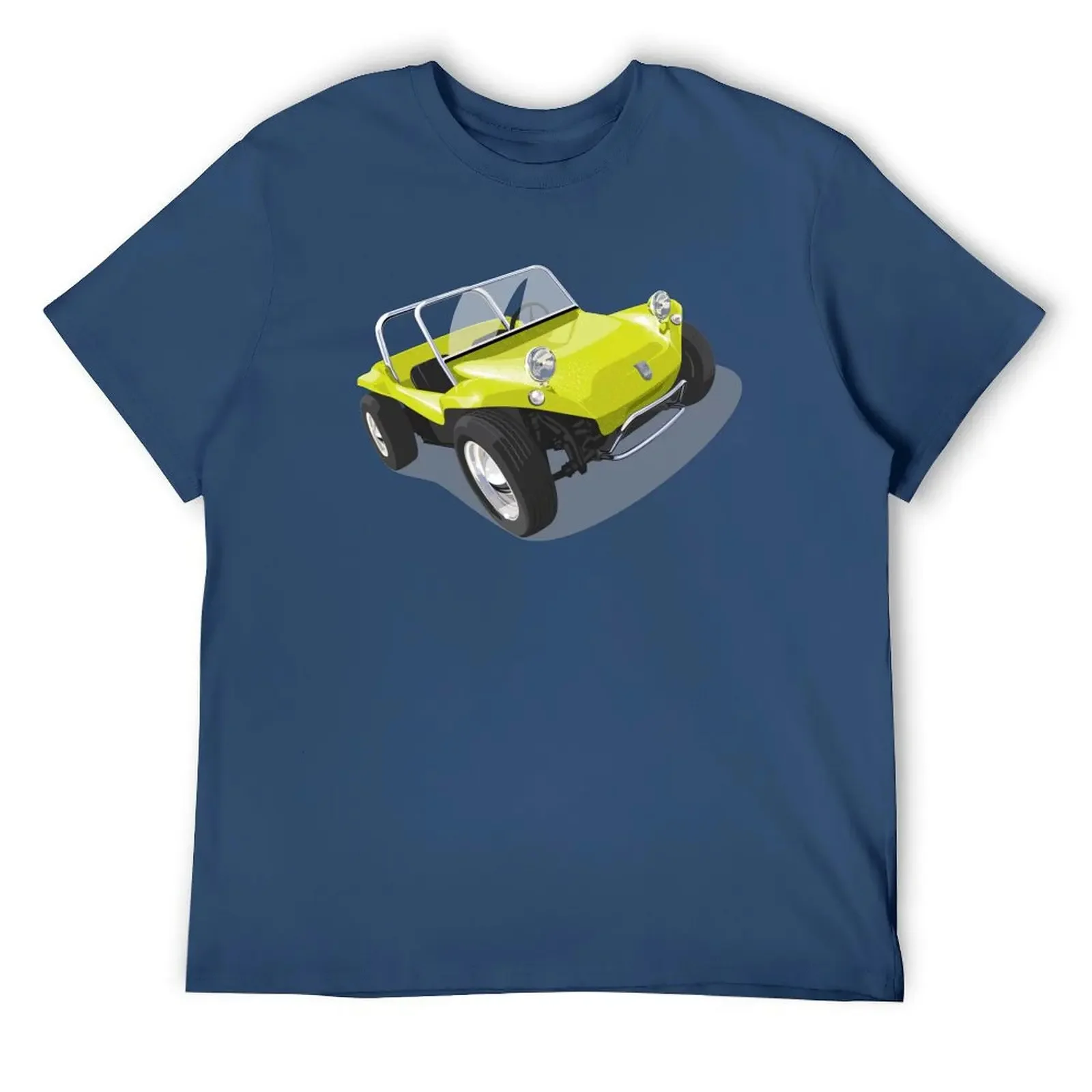 Classic Manx beach buggy in lime T-Shirt blue archive oversizeds mens graphic t-shirts big and tall