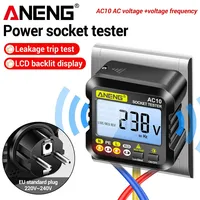 Socket Tester  ANENG AC10  Plug Detector Zero Line Plug Polarity Phase Check Phase Detector US/EU Plug Multimeter  Teste Tools