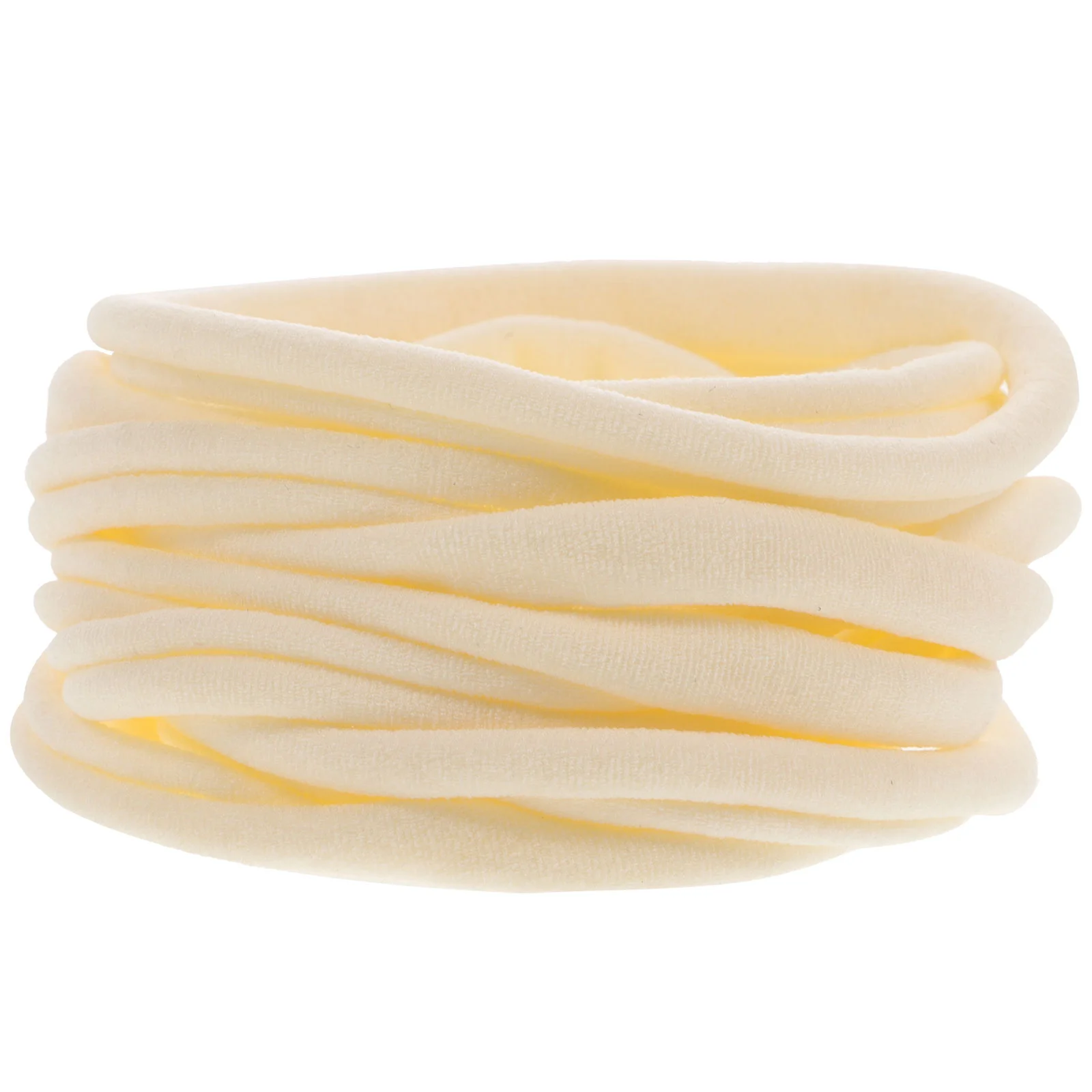 10pcs Seamless Hair Ties Elastic Hair Ring Rope Hair Bands Ponytail Holders Hair Accessory for Baby Kids (Random Color)