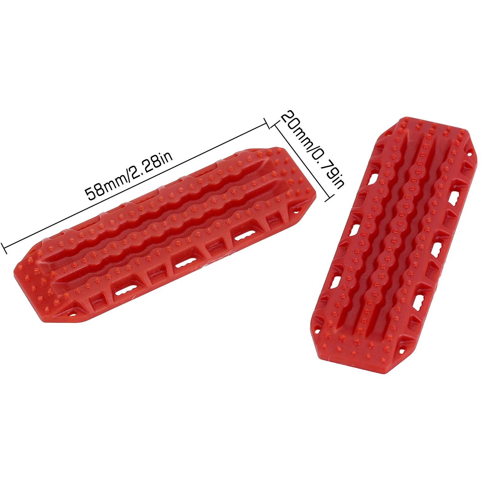 INJORA plastica Mini scala di sabbia rampe di recupero bordo per 1/24 RC Crawler auto Axial SCX24 decorazione AX24 parti di aggiornamento