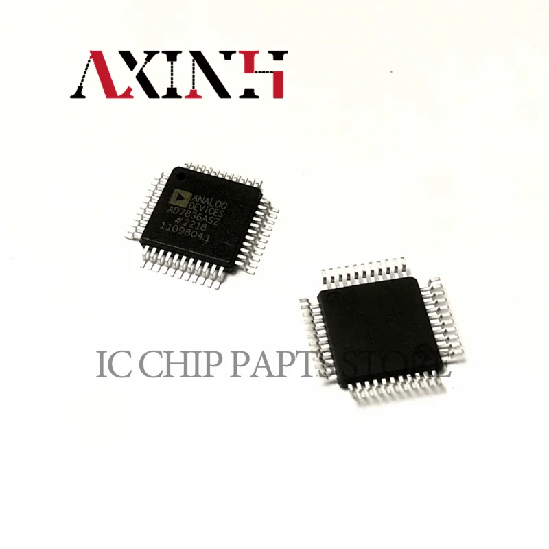 AD7836ASZ Free Shipping (2-10pcs/lots), QFP-44 DAC Quad 14-Bit CMOS IC Chip,100% Original In Stok