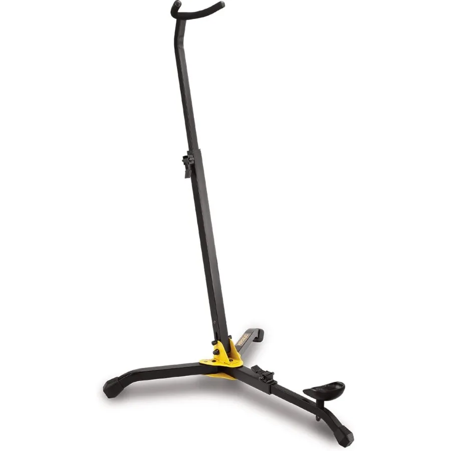

Hercules DS561B Basson/Bass Clarinet Stand for Bassoon and Bass Clarinet Black Heavy-Duty Metal Construction with Adjustable He