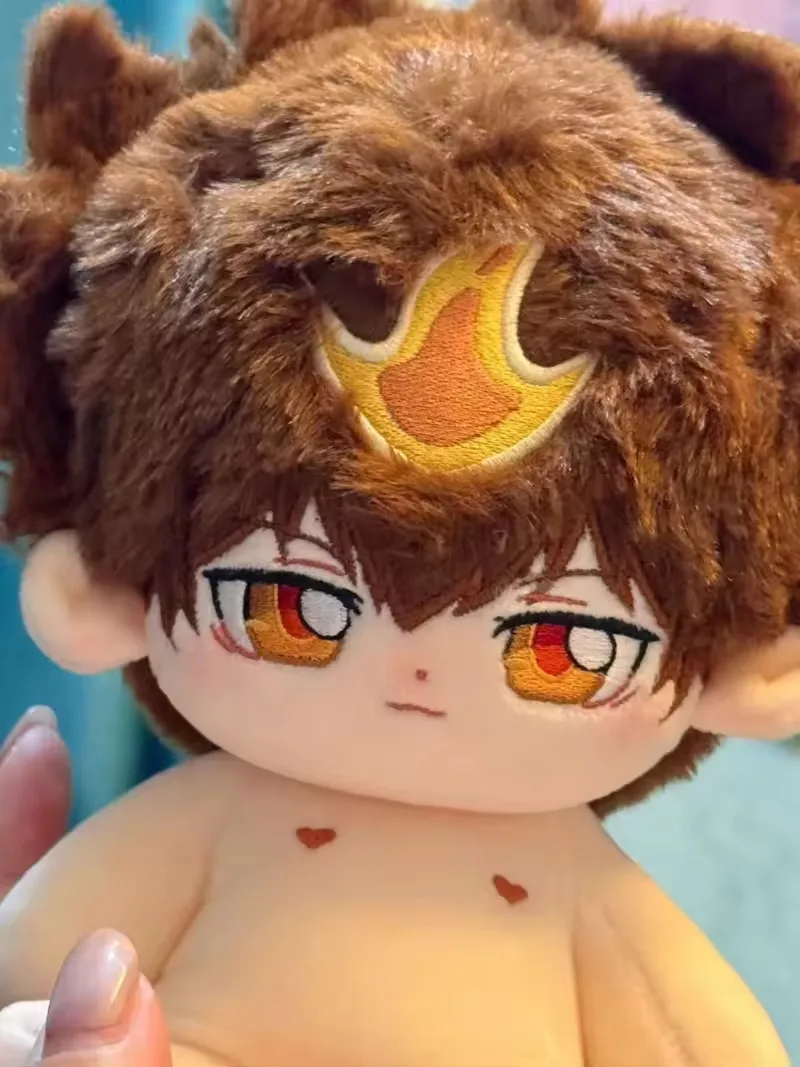 Anime HITMAN REBORN! Sawada Tsunayoshi 20CM Plüsch Puppe Körper Cosplay Dress Up Kleidung Baumwolle Gefüllte Plüsch Spielzeug Kinder Weihnachten Geschenke