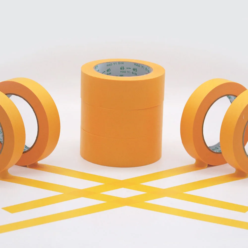 50M Masking Tape High Viscosity Covering Tape Textured Paper Writable Resistance Anti-dirty Home Renovation Wall Sticker