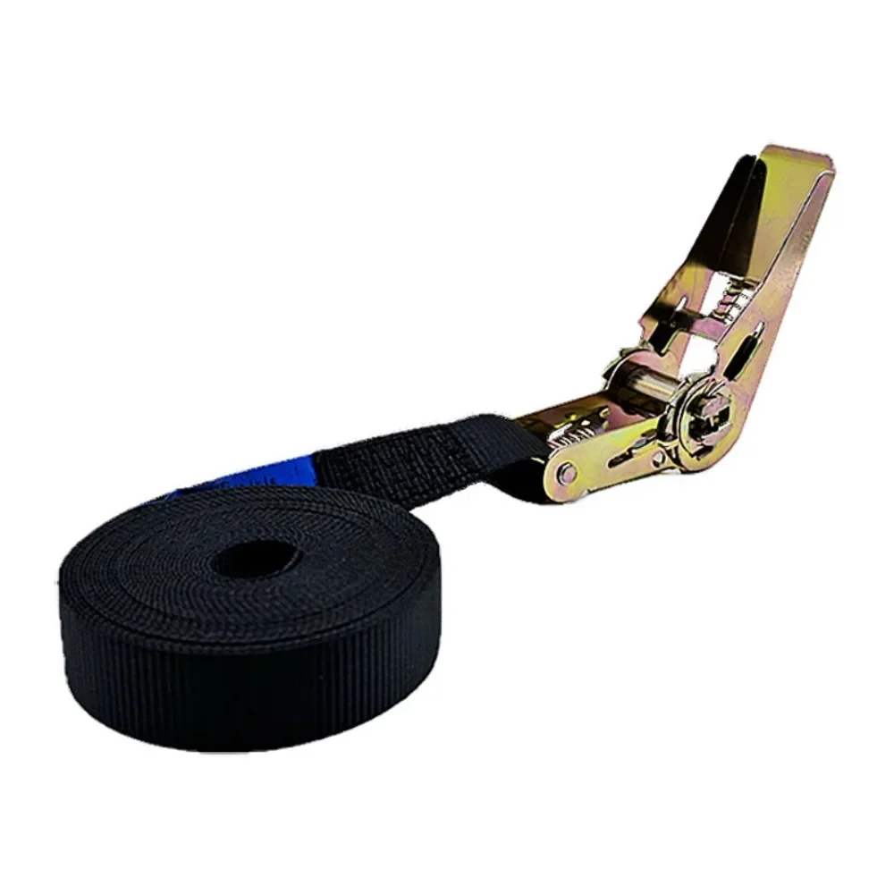 NO Hook Nylon Black Tie Down Straps for Motorcycles Kayak 4Pcs Small Ratchet Strap 1/2/4/6/8m Endless Ratchet Tie Down Straps