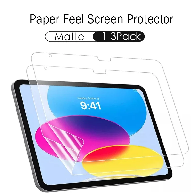 

Матовая пленка Paper Feel для нового iPad 10 2022 10-го поколения A2757 A2777, защитная пленка для экрана планшета Apple iPad 10,9 дюйма