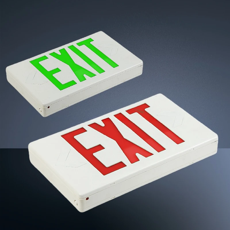 standard fire emergency emergency indication 1 light 4 directions 3 hours LED exit evacuation indicator foreign trade light