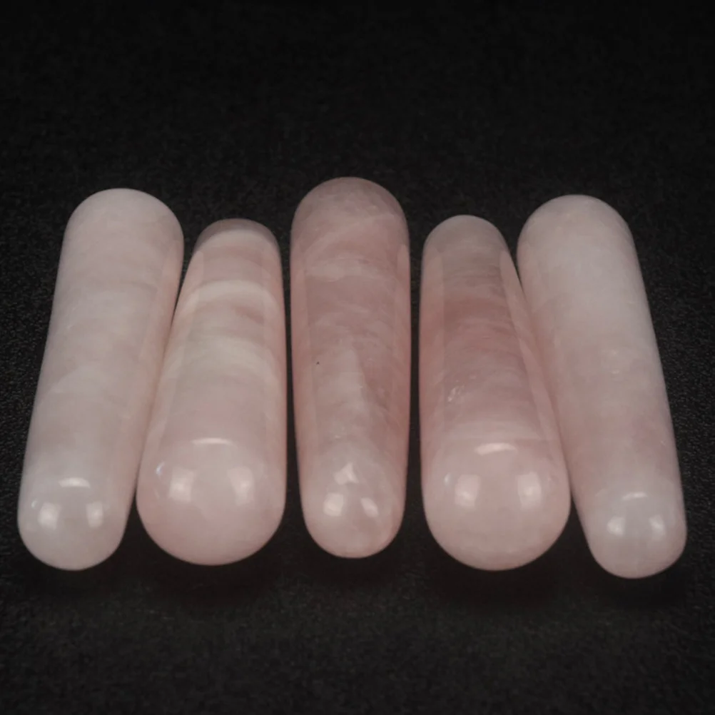 

Нефритовый валик для лица, гладкая удобная ручка ручной работы, массажер для лица для отечности, покраснений, мигрени, инструмент для ухода за кожей