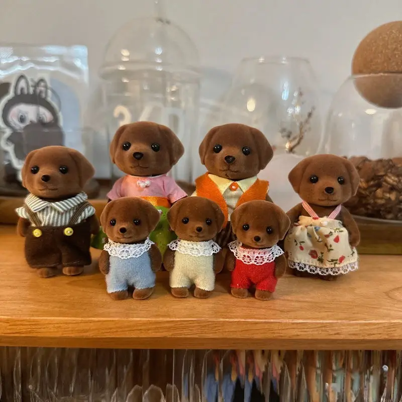 Sylvanian Families Blind Keychain Aceessories Figures Original Toys Girl Toy Kitchens Elephant Music Team Unicorn Toys for Girls