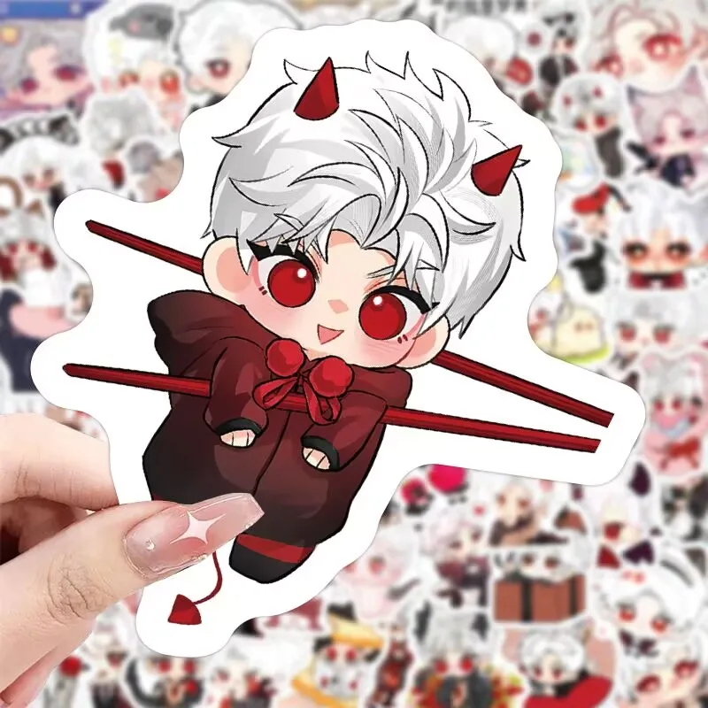 ملصقات الحب والمساحة العميقة 206 Q-সংস্করণ "Sylus Qin Che" للكمبيوتر الديكور الرجالي اللطيف بدون قطع