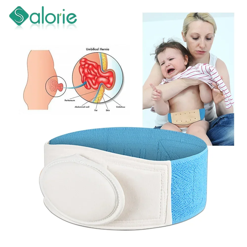 Infant Inguinal Umbilical Hernia Belt Navel Support Stickers Treatment Newborn Baby Belly Button Hernia Pad Strap