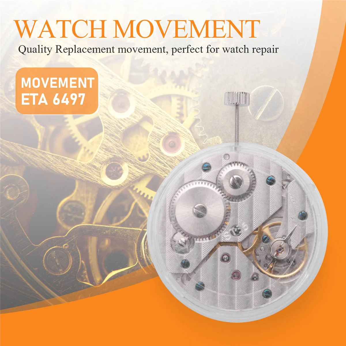 HOT ST3600 Movement 17 Jewels ETA 6497 Movement Model Watch Part Fit for Men's Watch Hand Winding Mechanical Movement