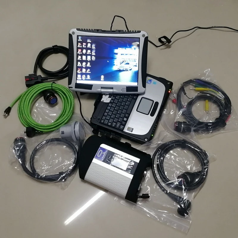 

MB Star C4 SD DOIP Pro Wifi Connect V09.2023 Software Computer Toughbook PC cf19 I5 8G 480GB SSD 3in1 Code Scanner Ready to Work