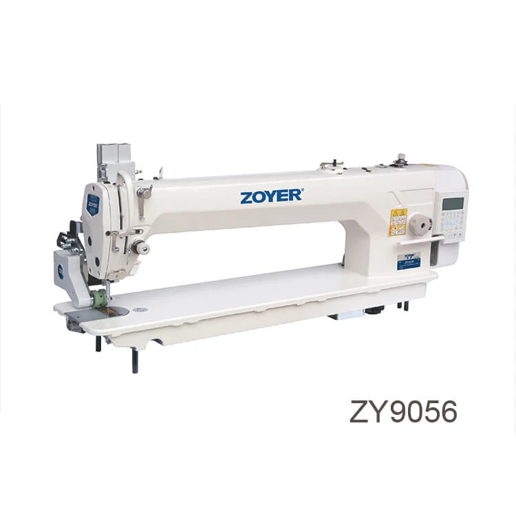 

Long Arm Direct Drive Auto Trimmer Auto Foot Lift Lockstitch Industrial Sewing Machine ZY9056-D4 Zoyer 56cm Single Needle 35kgs
