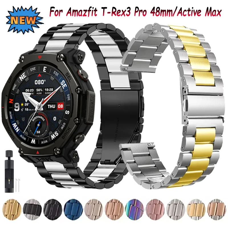 22Mm Metal Strap Fo…
