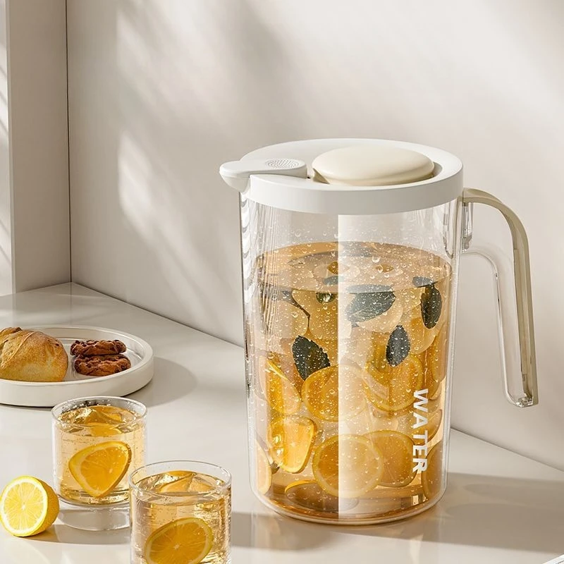 

Чайник для холодной воды, большая емкость, высококачественный пищевой пластик, прозрачный бытовой холодильник, контейнер для воды для сока, практичный