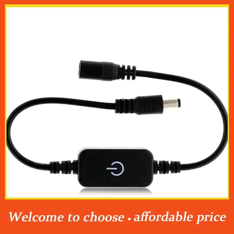 1pc new LED Strip Touch Dimmer Brightness Control LED Dimmer Switch 1keys Dimmer 12V-24V Light Switch Adjustment