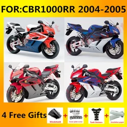 Motorcycle Fairing Set Body Kit Plastic For CBR1000RR CBR 1000RR CBR1000 RR 2004 2005 Accessories Injection Bodywork Black zxmt