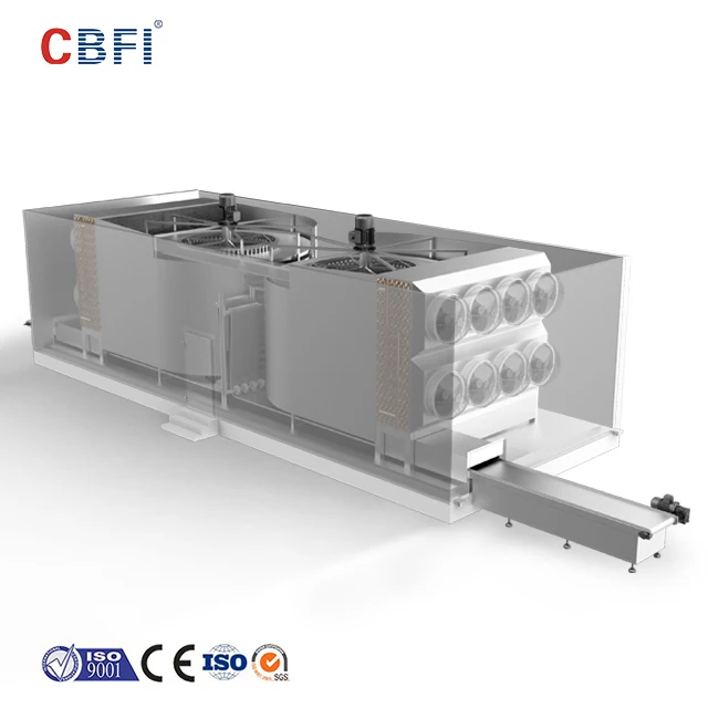 Congelador y Enfriador Espiral IQF con Torre de Enfriamiento para Alimentos, Línea de Producción Pesquera en Oferta