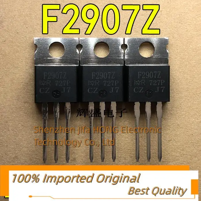 10PCS/Lot F2907Z IRF2907ZPBF IR TO-220  MOSFET 160A 75V N-Channel Best QualityReally Stock Original