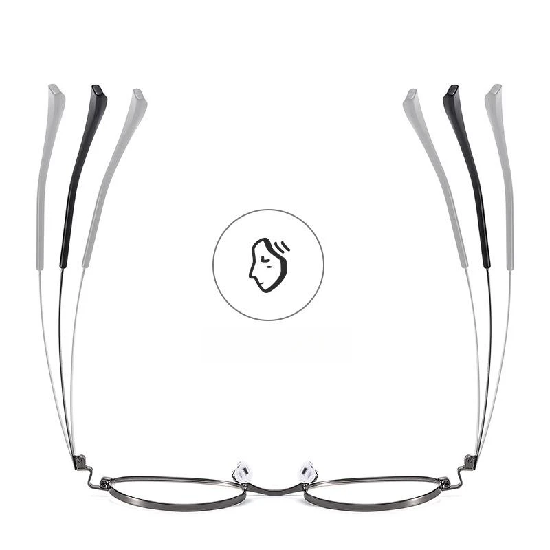 FIRADA Occhiali Comfort Moda Retro Lusso Occhiali ovali di piccole dimensioni 2025 Montatura per occhiali da vista ottica per le donne 2454-C