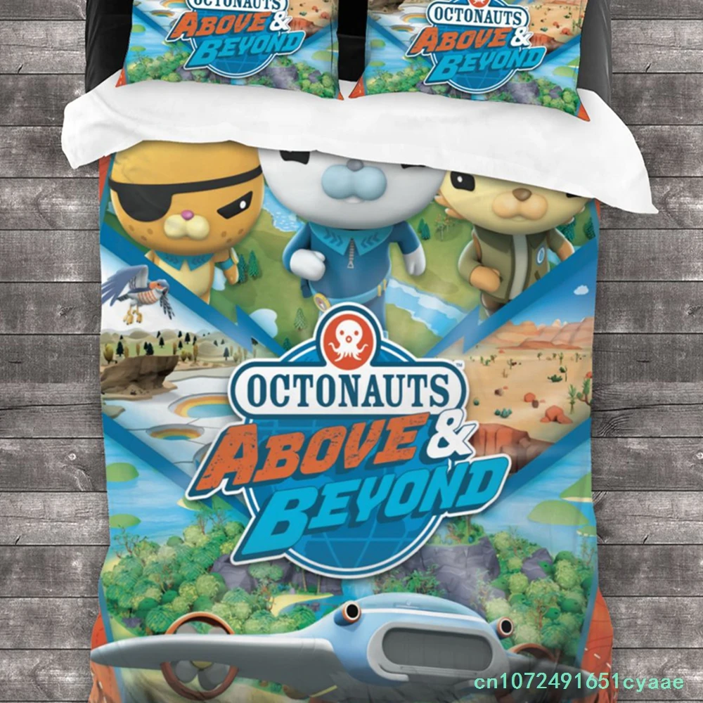 Octonauts Bedding Set Single Twin Full Queen King Size Bed Set Aldult Kid Bedroom Duvetcover Sets 3D Print Men/women 030