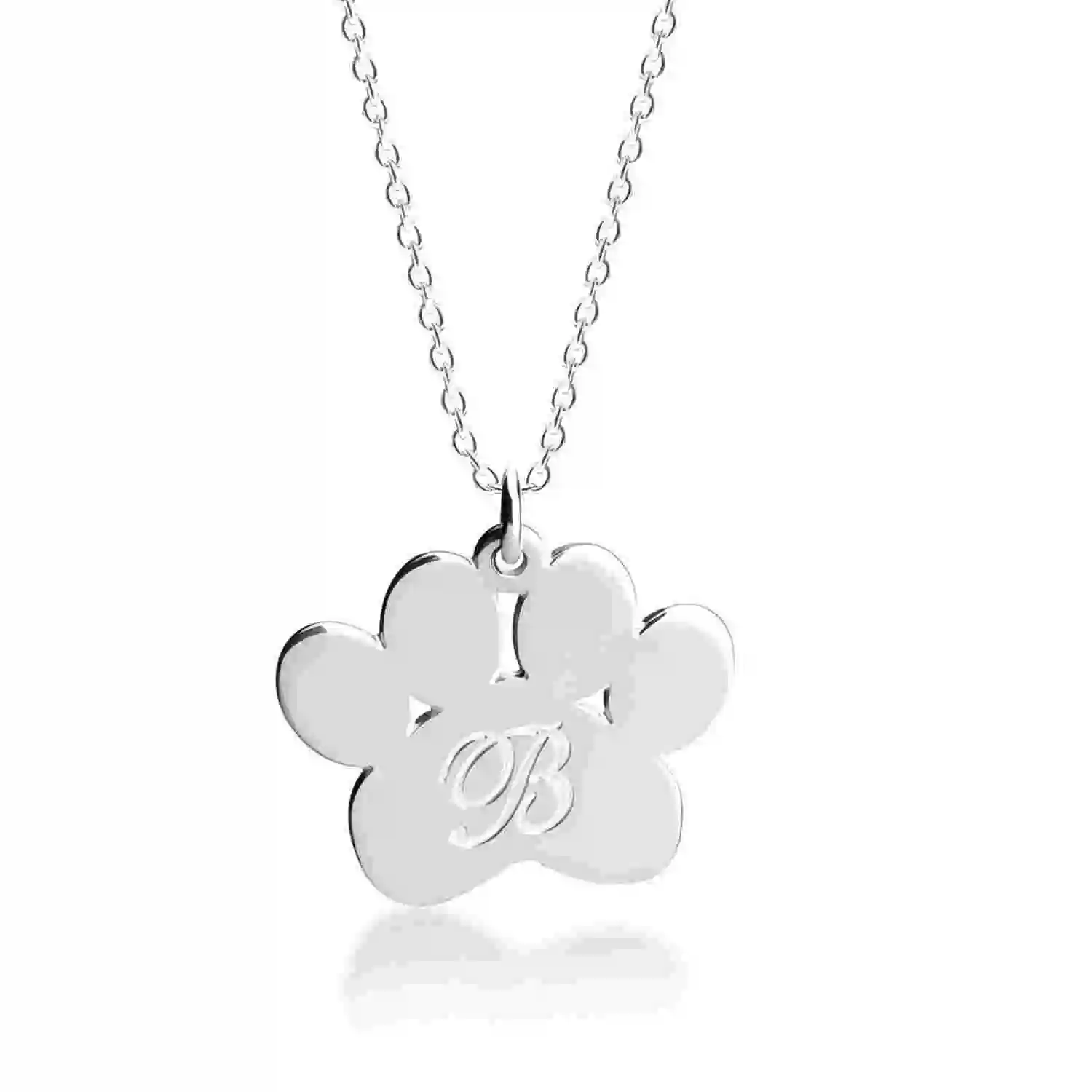 

Paw Necklace with Initial Pet Necklace Paw Print Name Necklace Minimalist Paw Necklace Animal Necklace Pet Lover Gift For Her