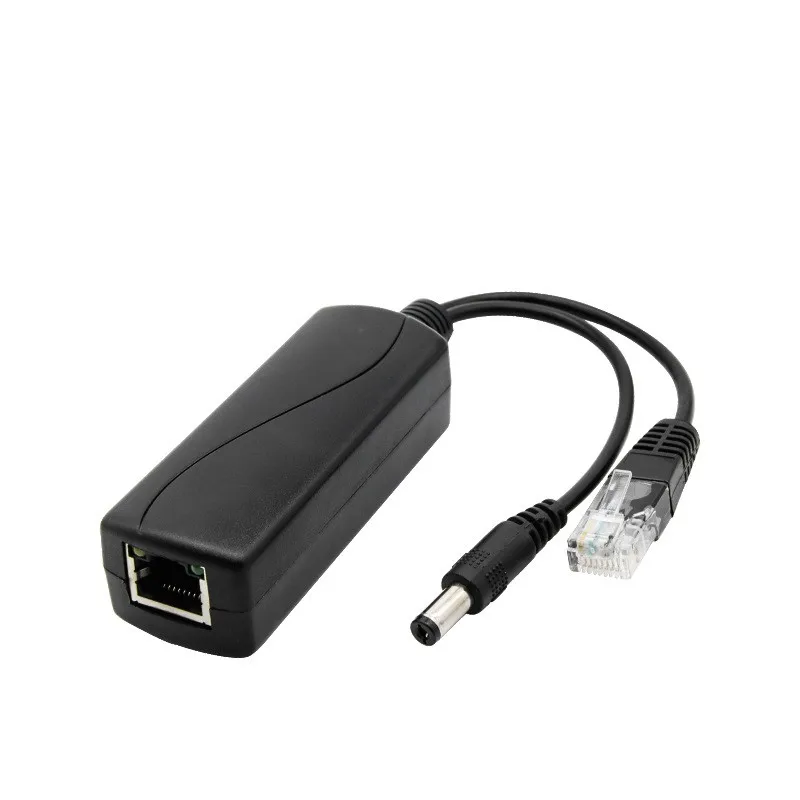 1-2-5pcs-adaptador-de-energia-poe-padrao-48v-para-5v-interface-macho-dc-55-21mm-alimentacao-via-ethernet-splitter-poe-ativo
