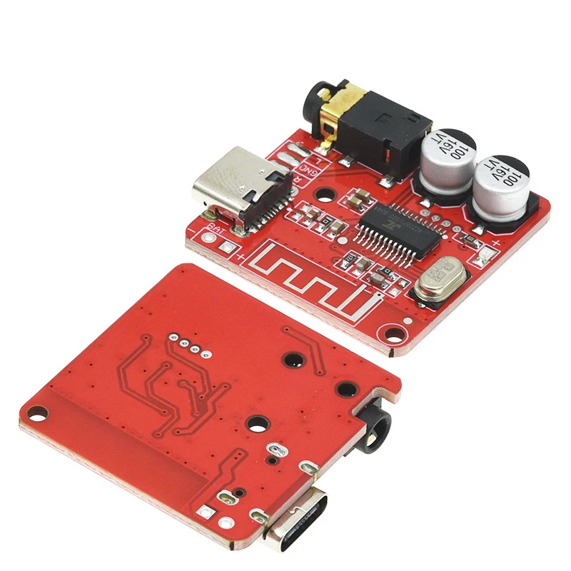 1/10Pcs 3.7V -5V Type-c 3.5mm Wireless Bluetooth Audio Receiver board Bluetooth 5.1 MP3 Lossless Decoder Stereo Music Module