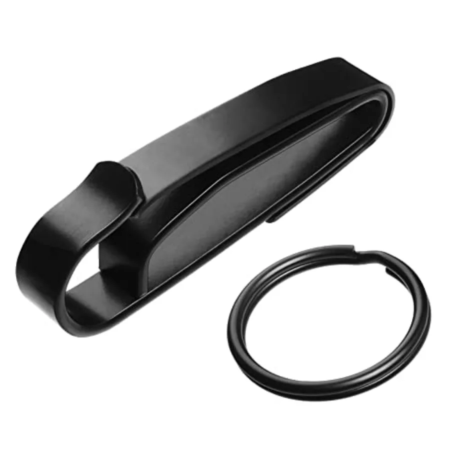 

Tactical Stealth Key Ring Holder Special for Police and Fire Agencies Duty Belt, Double Side Quick Release Key Holder with Deta