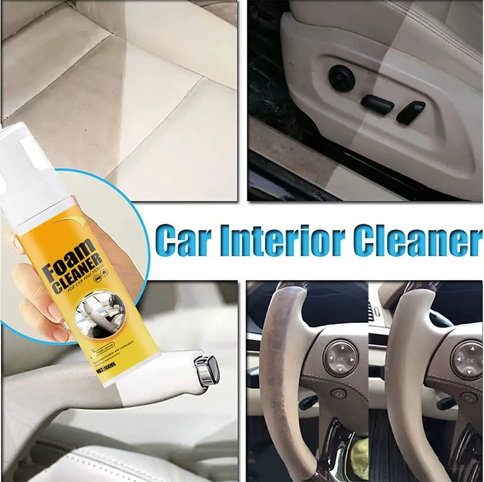 100/150/250ML Multi-Purpose Foam Cleaner Spray Leather Cleaning Auto Home Surfaces Foam Cleaners for Car Wash Maintenance image 6
