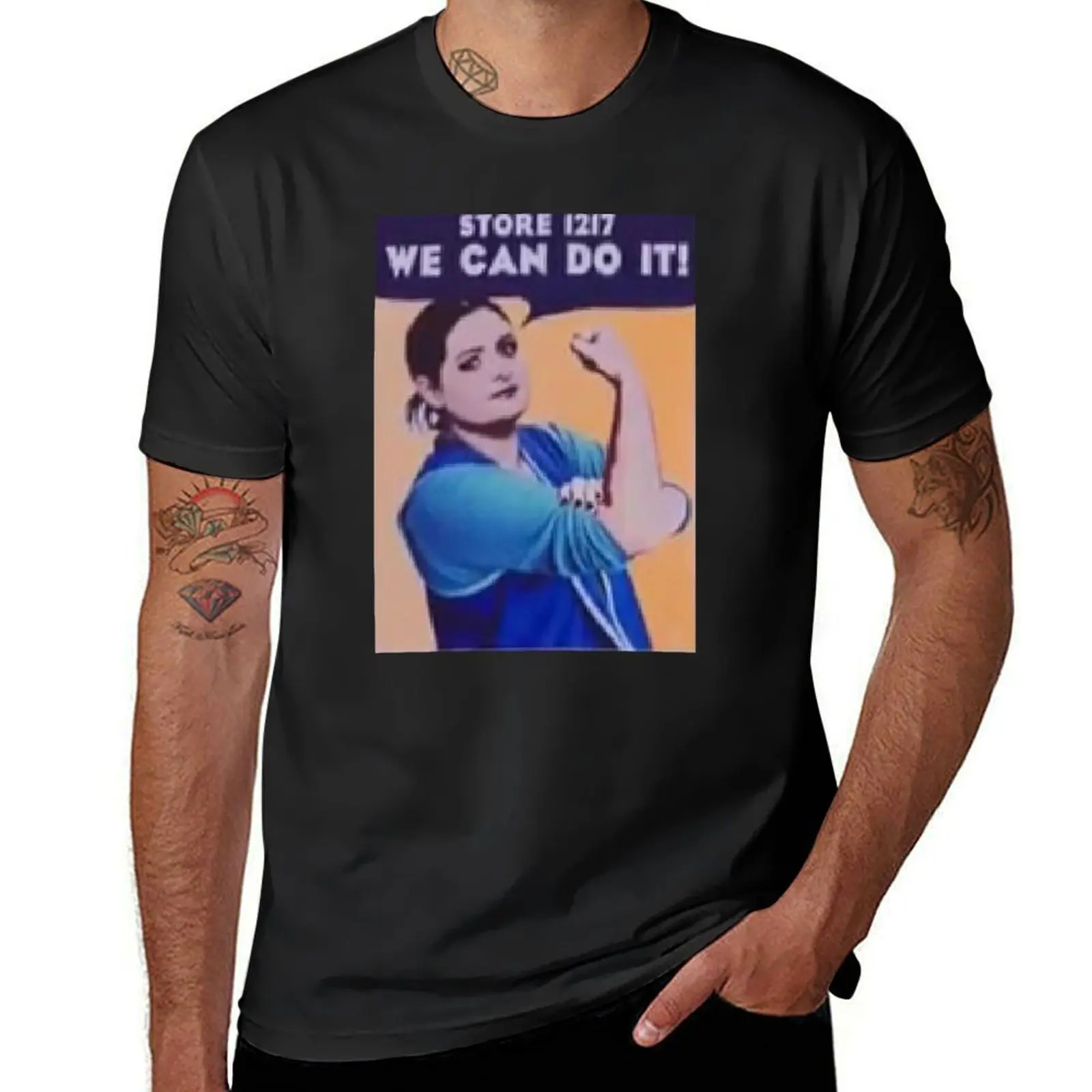 

Dina, We can do it! Poster | Superstore T-Shirt cute tops kawaii clothes mens funny t shirts