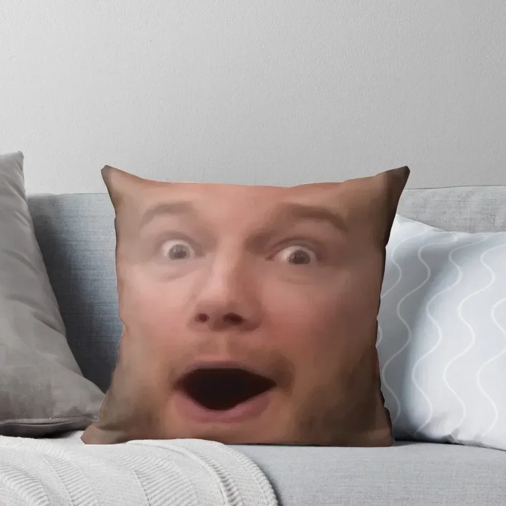 

Chris Pratt Face Throw Pillow christmas pillowcases Ornamental Pillow Cushions For Children Sofa Covers pillow