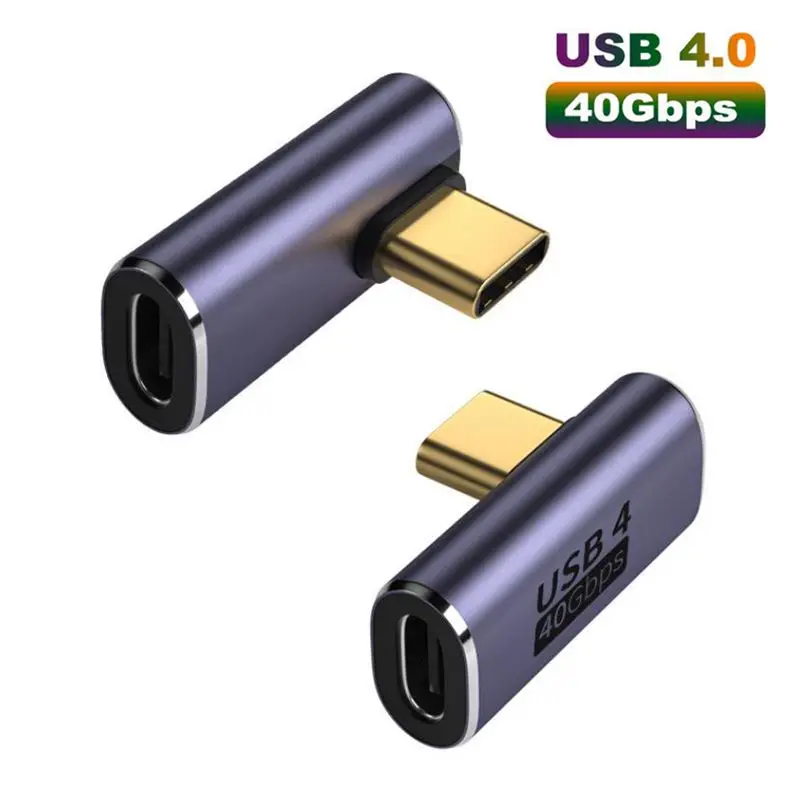 40Gbps Type-C Adapter USB 4.0 Male To Female Data 100W Charge Sync Extension Cable Connector USB-C To Type C Adapter Replacement