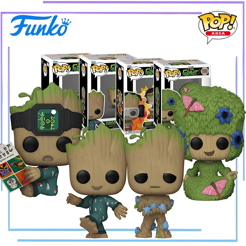

Genuine Edition FUNKO POP Marvel Cinematic Universe Groot Anime Action Desktop in-vehicle Decoration Collectible Model