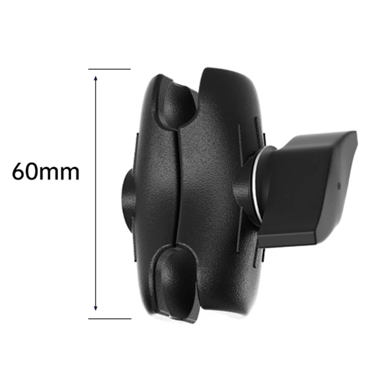 Double Ram Clamp Mount Support for Gorp Camera Accessories Compatible 1 Inch 25mm Ball Mount Moto Boule Ram Holder Arm Socket