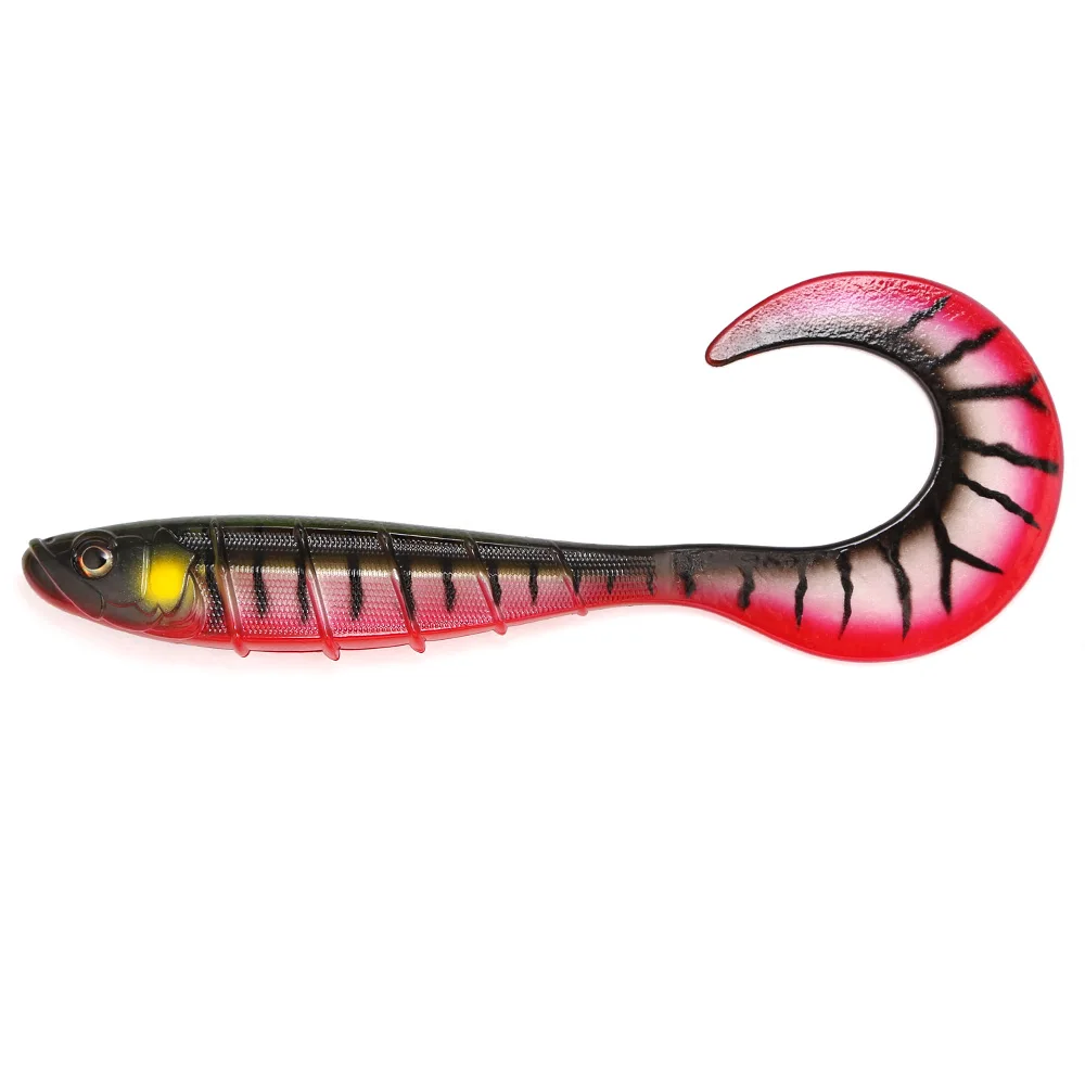 B&U 20cm Lockiger Schwanz Weicher Angelköder Großer Swimbait Grub-Köder für Hecht Musky Muskie Raubfisch-Angeln