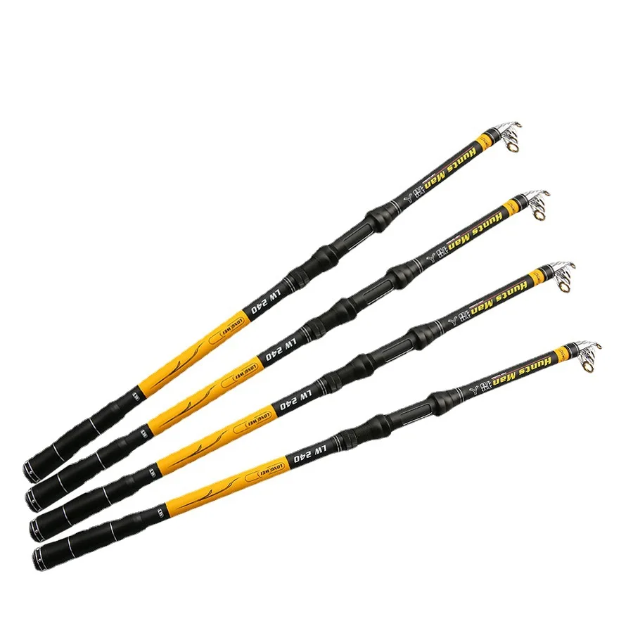 Ultra-Hard 6-Layer Metal Spool Sea Fishing Rod 2.1m-3.6m Heavy-Duty Offshore Casting Pole