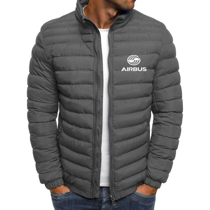 AIRBUS AVIATION Flight Men Stand collar Jackets Coats Airbusfan A320 Zipper Sweatshirts Male Fashion Jacket Mens Clothing Outerw