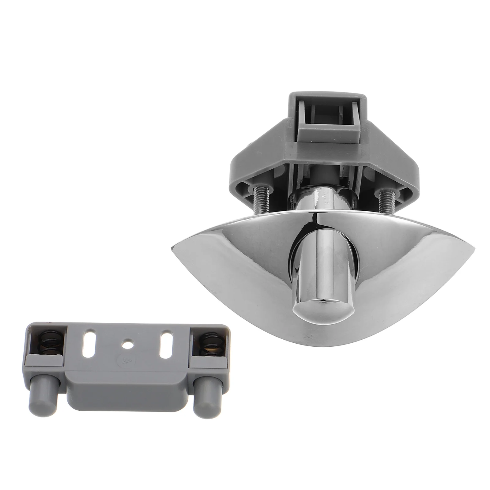 

RV Yacht Lock Push Button Push Button Door Latch Latch Door Catch Nylon Metal Durable Storage Camper Ship Locks