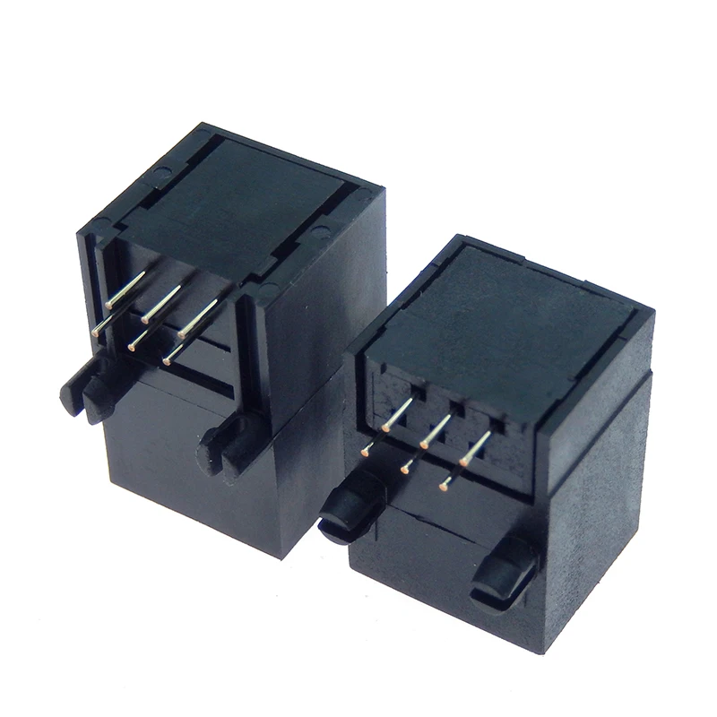 5Pcs RJ12 6P6C RJ11 PCB Mount Telephone Modular Connector Socket Interface Crystal Female Socket Telephone For Plug Jack
