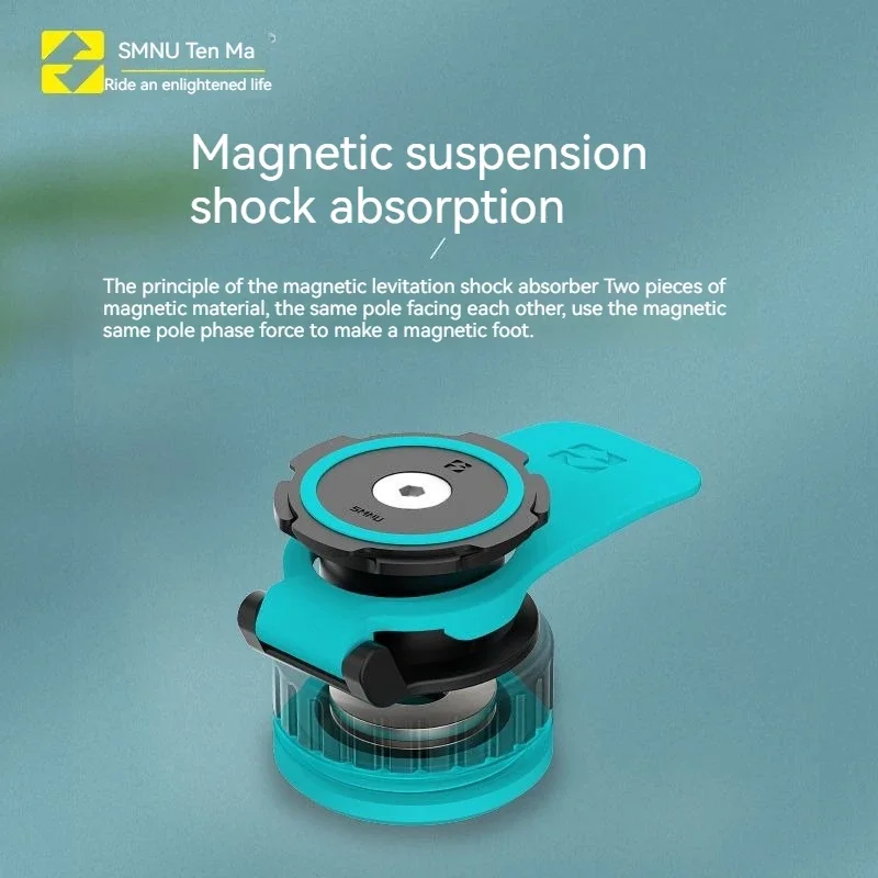 For CFMOTO 450sr Mobile Phone Holder, Special Mobile Phone Holder for Motorcycles, Magnetic Suspension Shock-absorbing Buckle