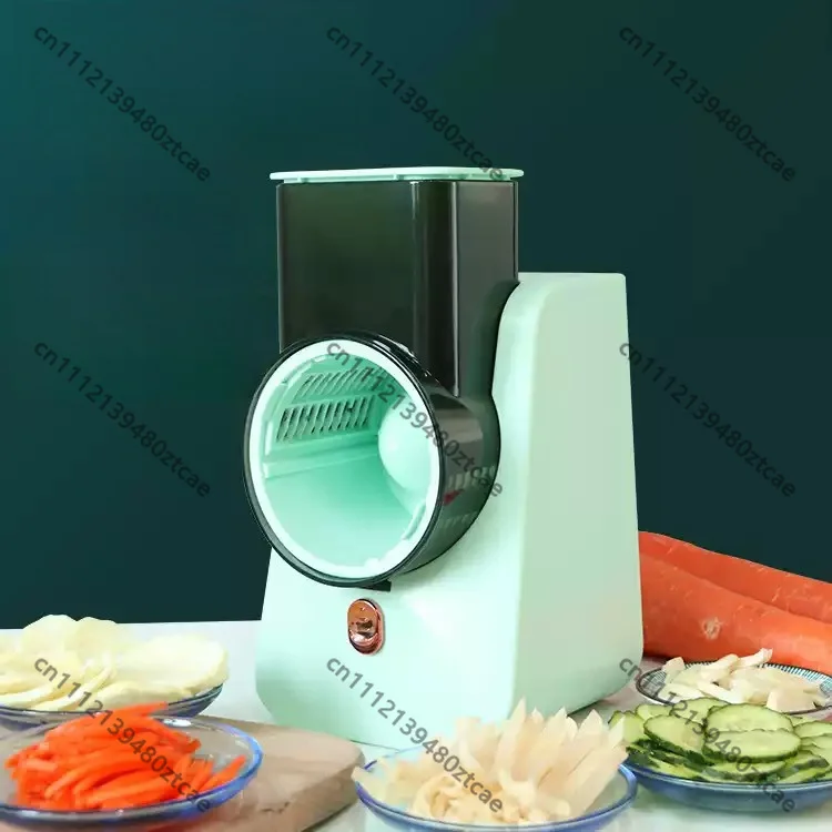 Household Multi‑function Electric Food Processor High‑power Small Grinding Machine For Vegetable Slicing And Meat Mincing