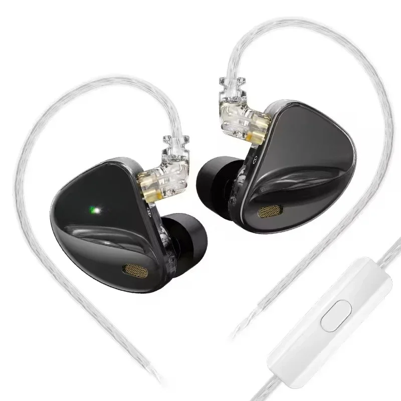 Dynamic Metal Music Monitor Adjustable Wired Headphones HIFI Music In-Ear Headphones Audiophile Headphones