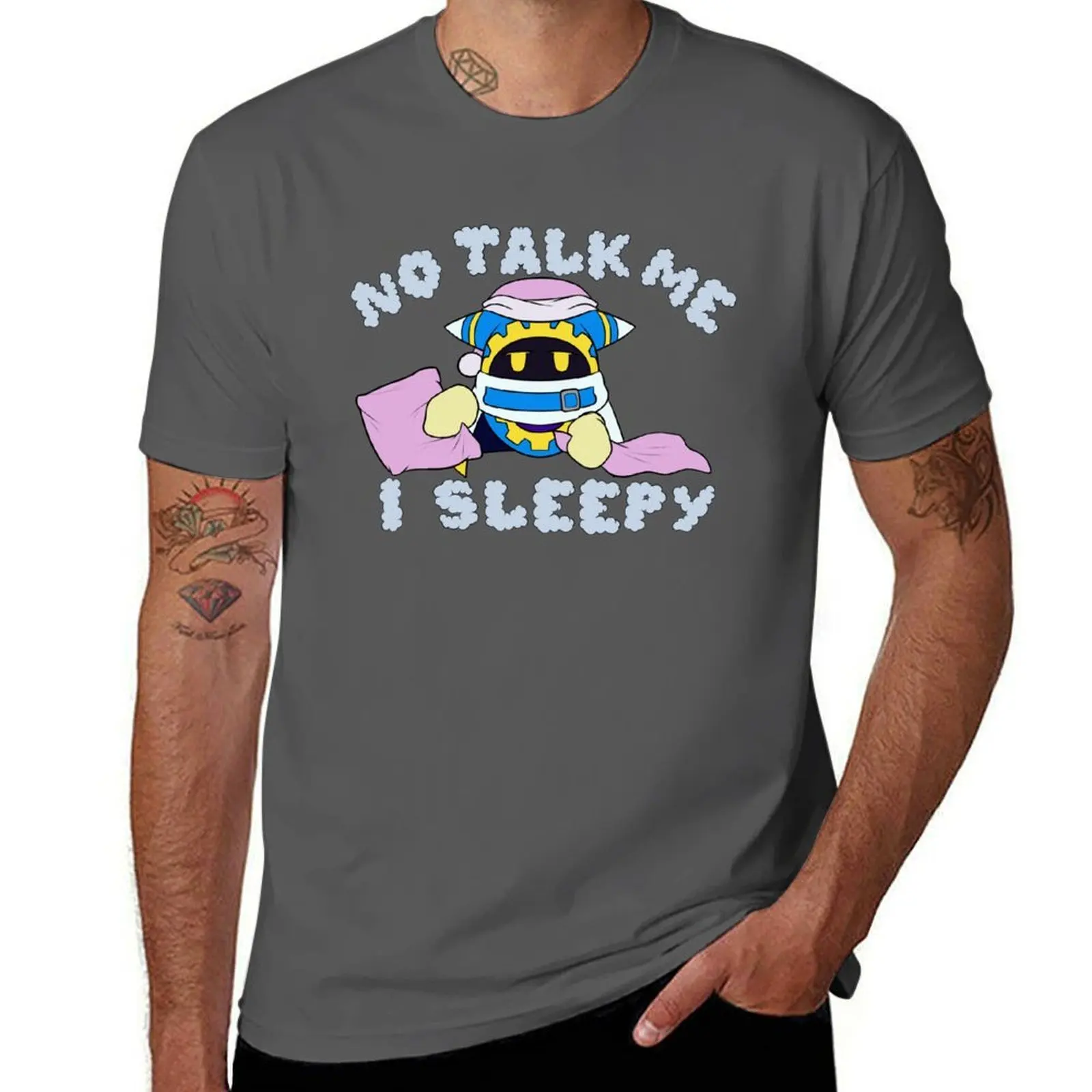 

Magolor Sleepy T-Shirt Retro Style Print Casual Top